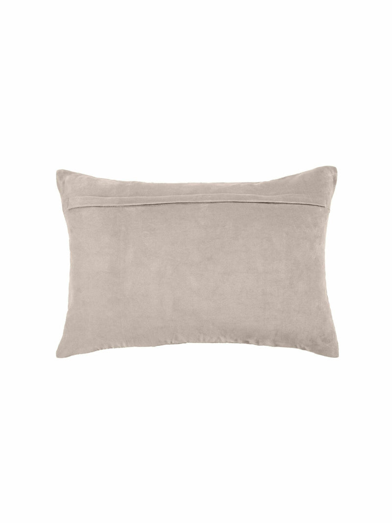 Voyage olive green boulder velvet cushion 40x60cm, UK version