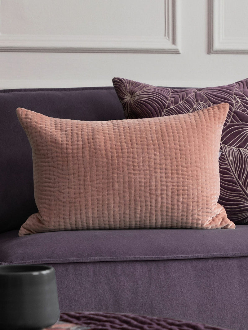 Voyage cushion coral pink 40x60cm, imported from the UK