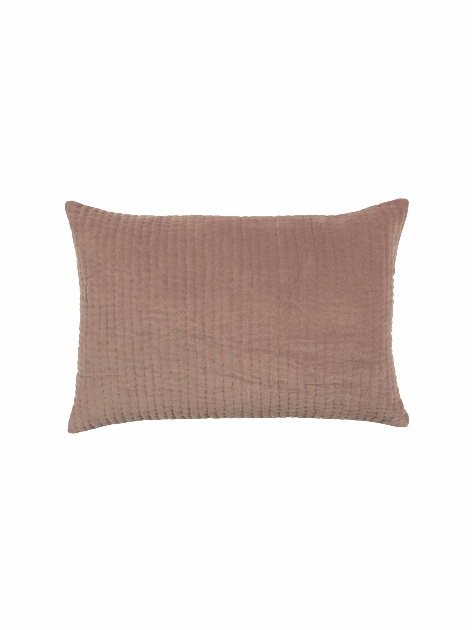 Voyage cushion coral pink 40x60cm, imported from the UK