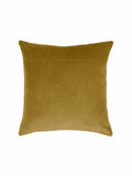 Voyage mustard yellow velvet cushion 50x50cm, UK version
