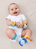 JoJo Maman Bébé Down by the River Wrist and Ankle Rattle Set