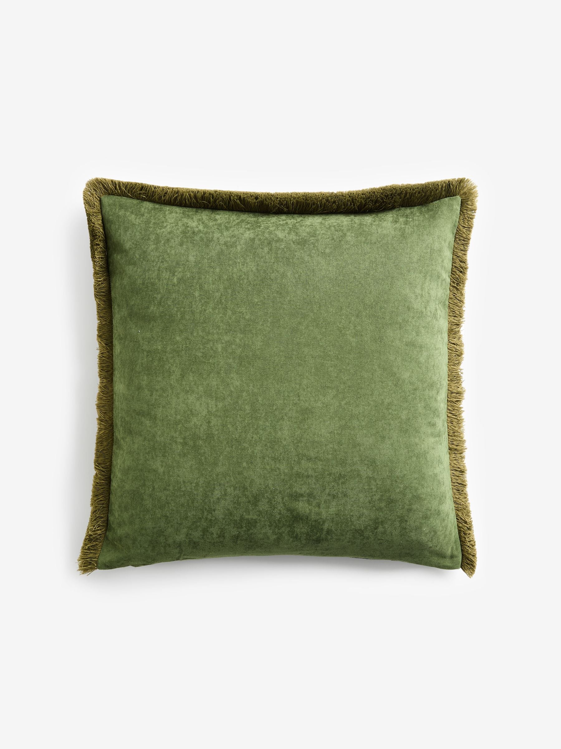 Square tiger print velvet cushion 50x50cm, UK version