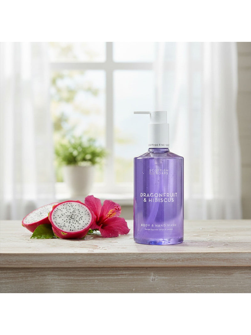 Scottish Fine Soaps dragonfruit hibiscus body hand wash 300ml - British product