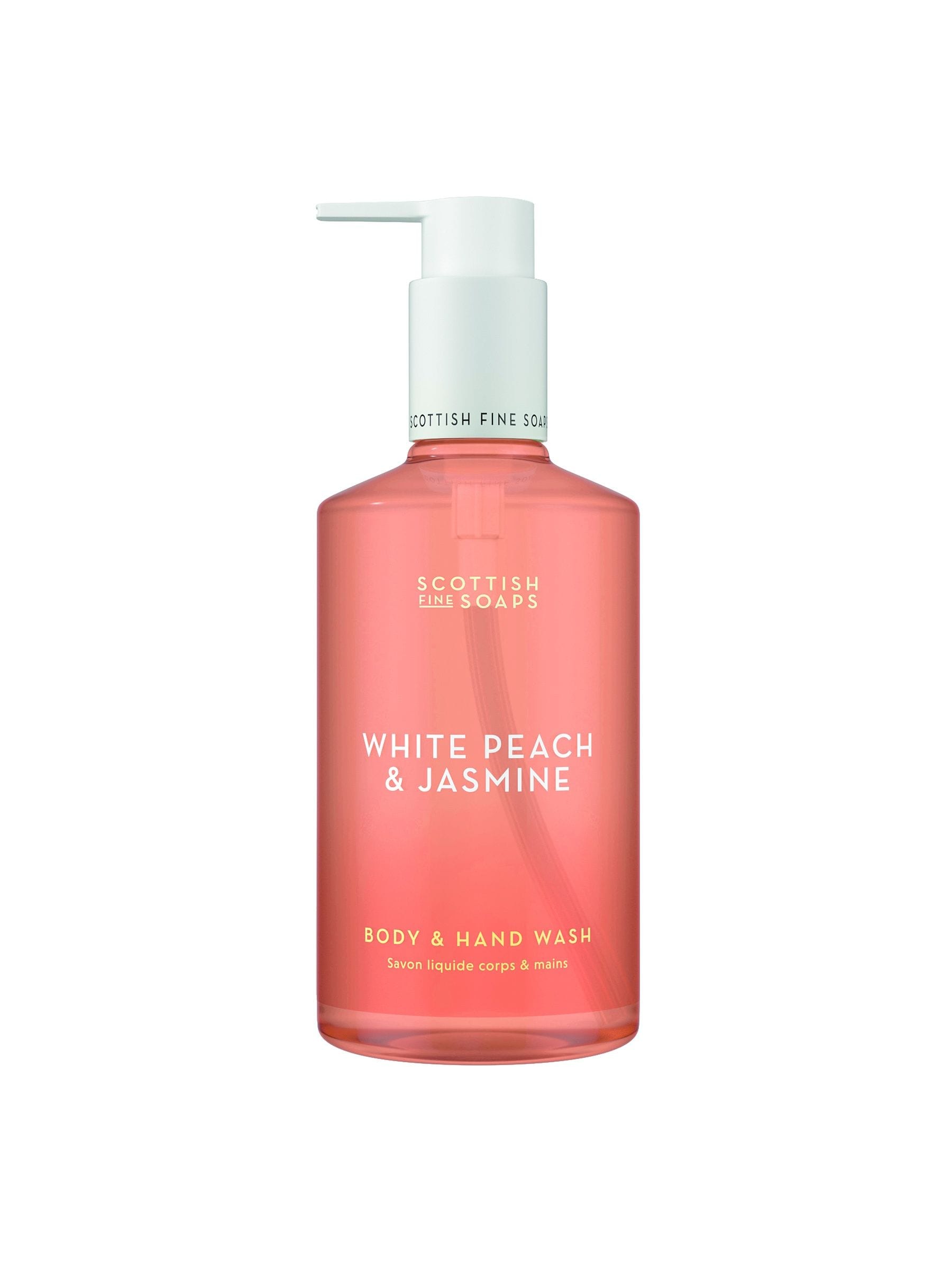 Scottish Fine Soaps White Peach & Jasmine body wash 300ml, UK version
