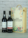LeBonVin Messias Port Duo Christmas Wood Gift Box