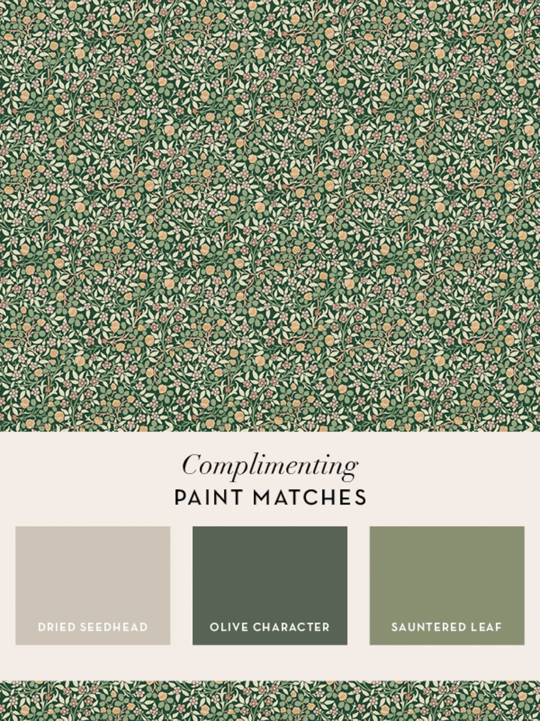 William Morris At Home Forest Clover wallpaper roll 10m, UK version