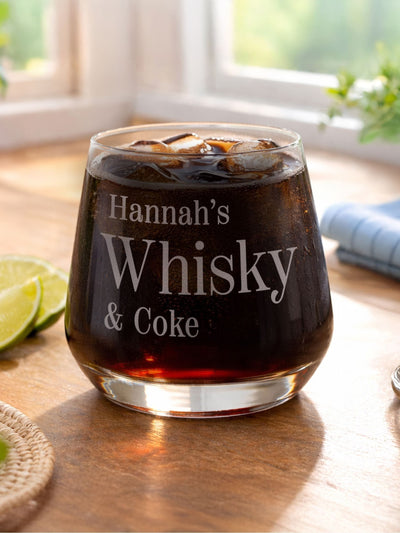 Next PMC Personalised Name & Drink Glass Tumbler- Buy online at McGrocer