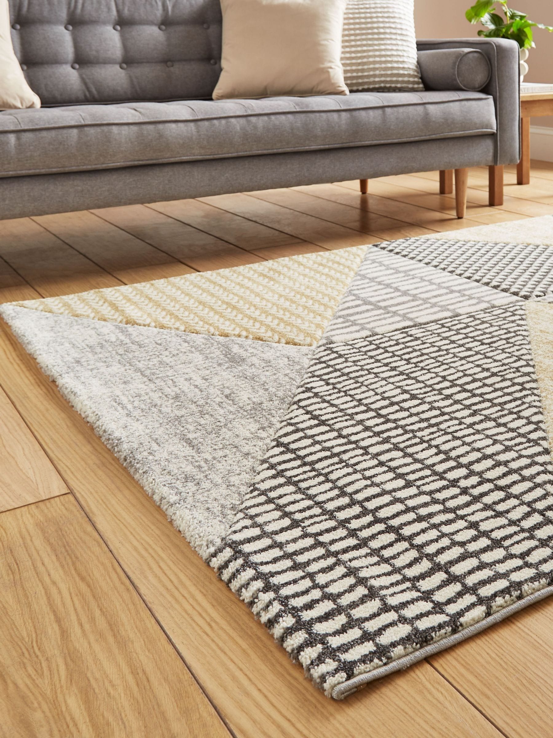Catherine Lansfield Larsson Geo rug - British product