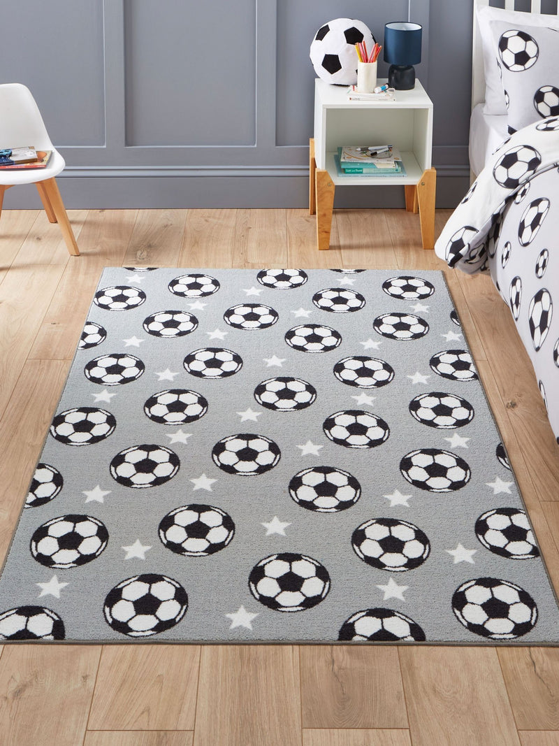 Catherine Lansfield childrens football stars rug (British brand)