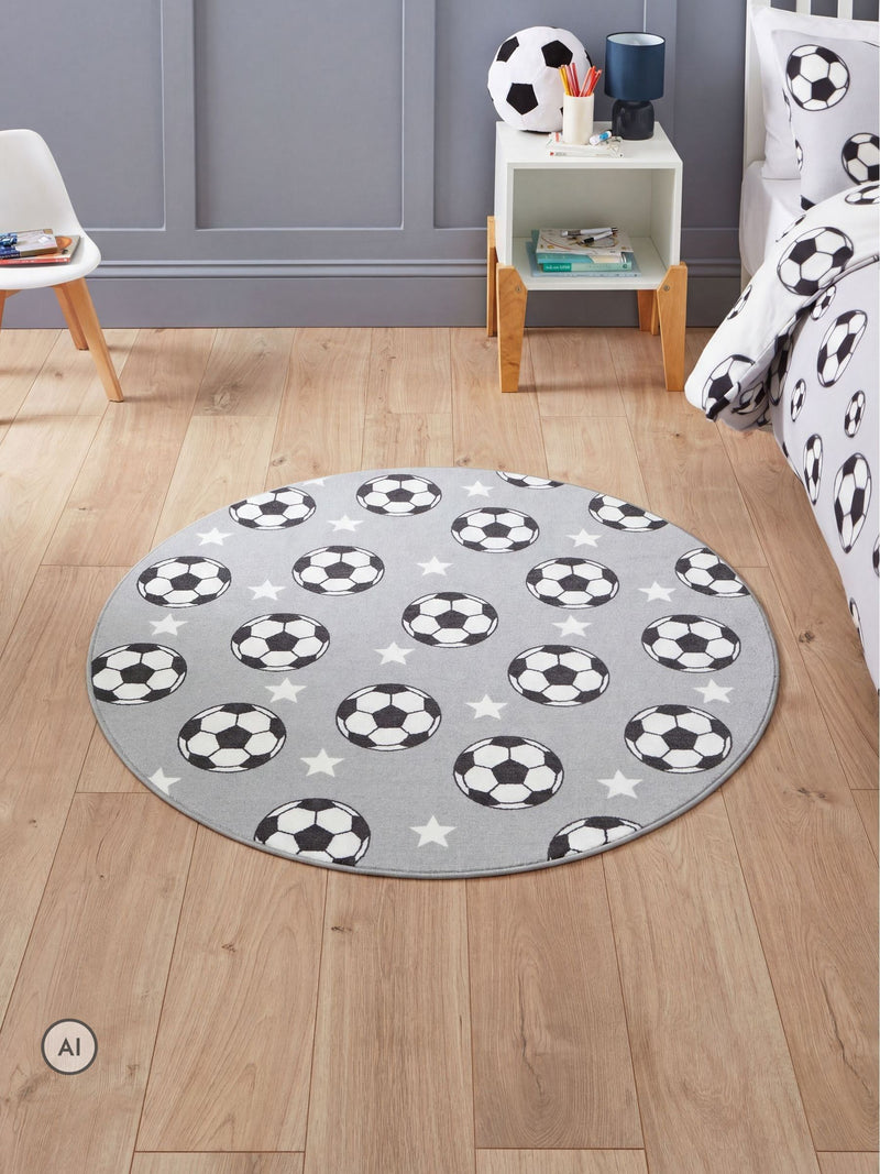 Catherine Lansfield childrens football stars rug (British brand)