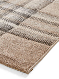 Catherine Lansfield Beige Kelso Check Tartan Rug - British product