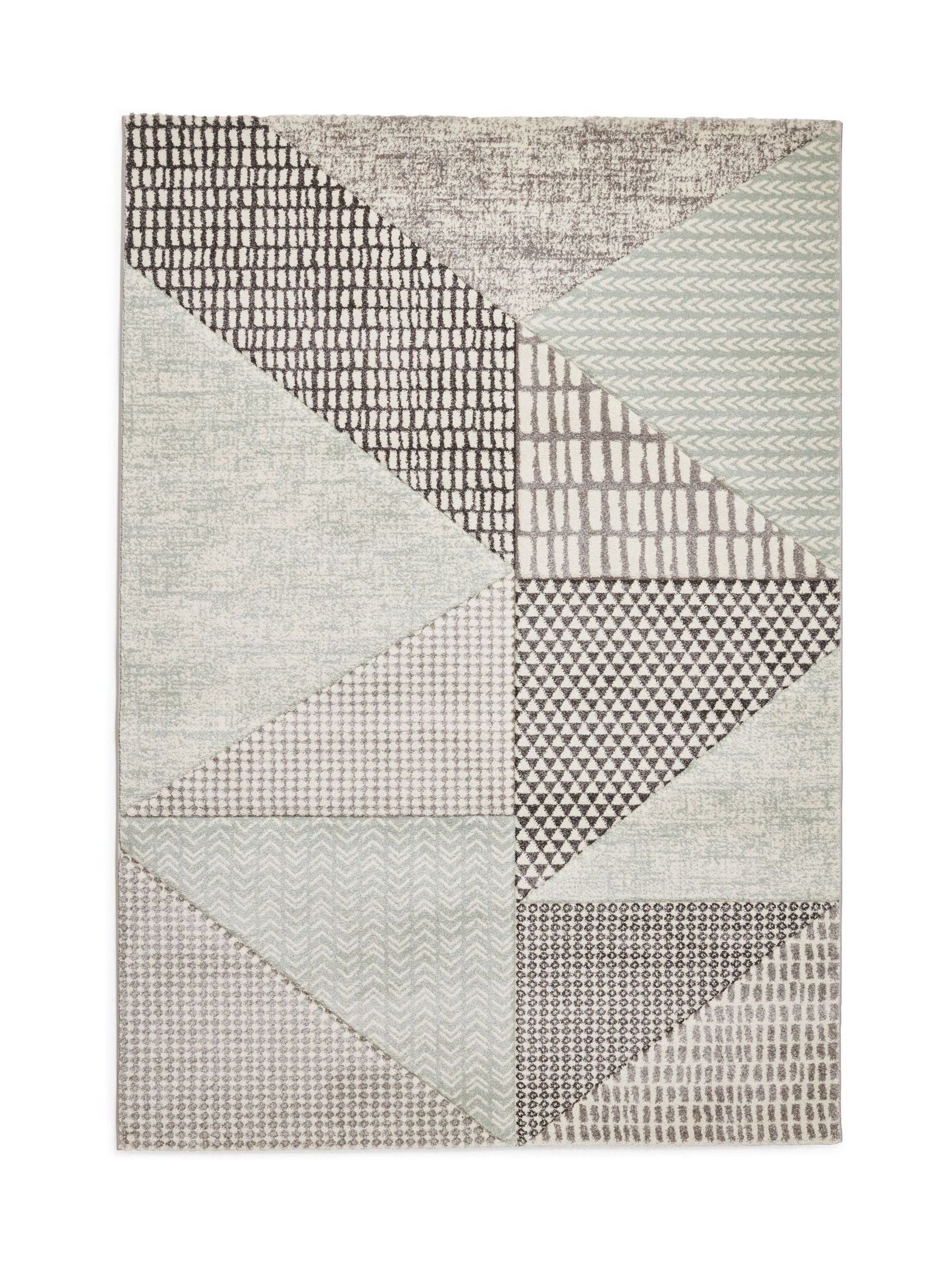 Catherine Lansfield Larsson geometric rug, imported from the UK