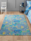Catherine Lansfield Grey Gamer washable childrens rug (British brand)