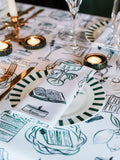 Avalon Home green cotton napkins set - British brand