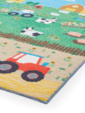 Catherine Lansfield children's rug with farmyard animals, UK version