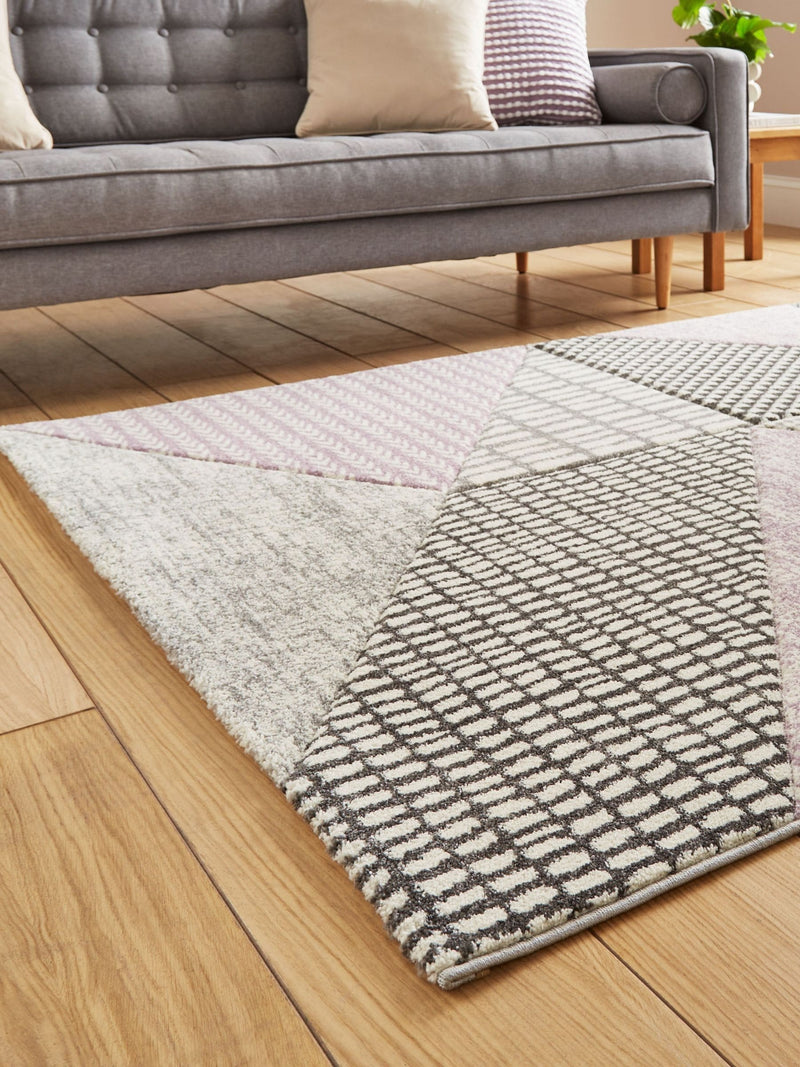 Catherine Lansfield Larsson geo modern rug (British brand)