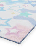 Catherine Lansfield pink ombre stars childrens rug with star motif - British product