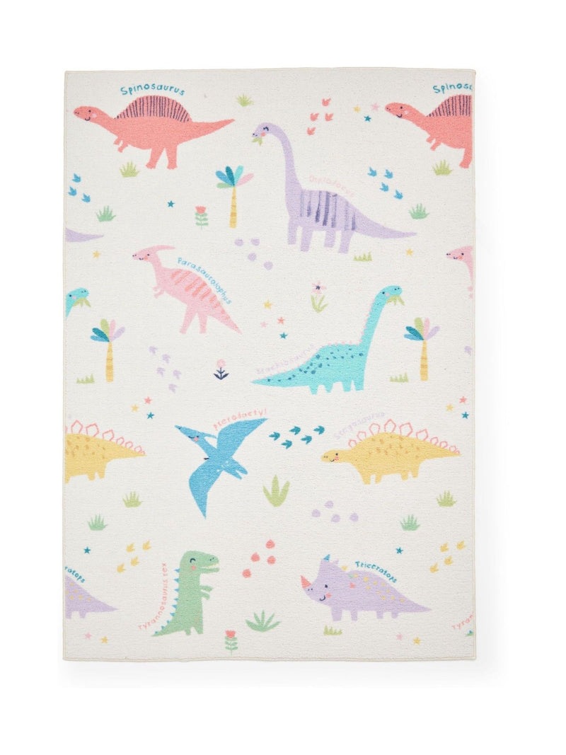 Catherine Lansfield washable dinosaur childrens rug, UK version