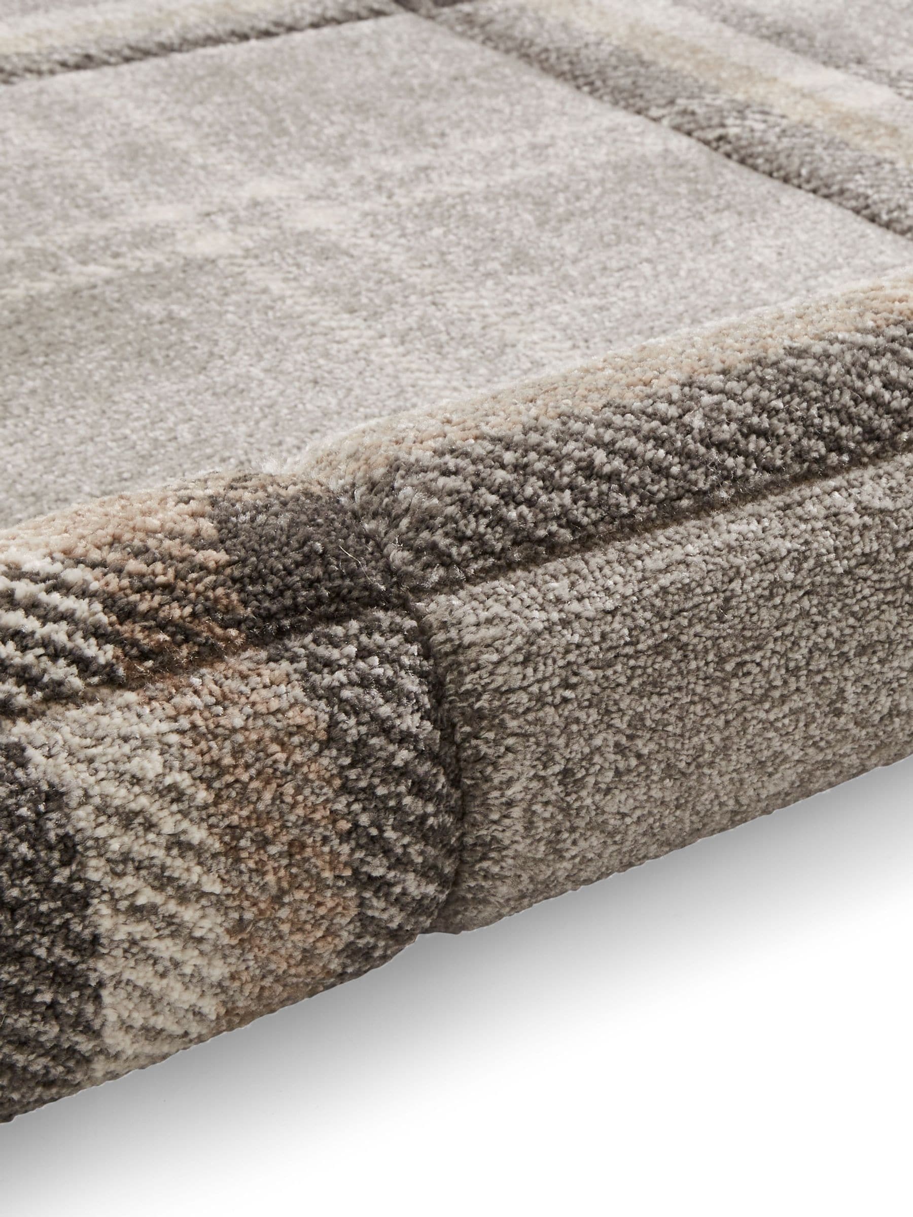 Catherine Lansfield grey Kelso check tartan rug - British product