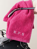 No Ordinary Gift ladies golf towel with embroidered initials 30x50cm, UK version