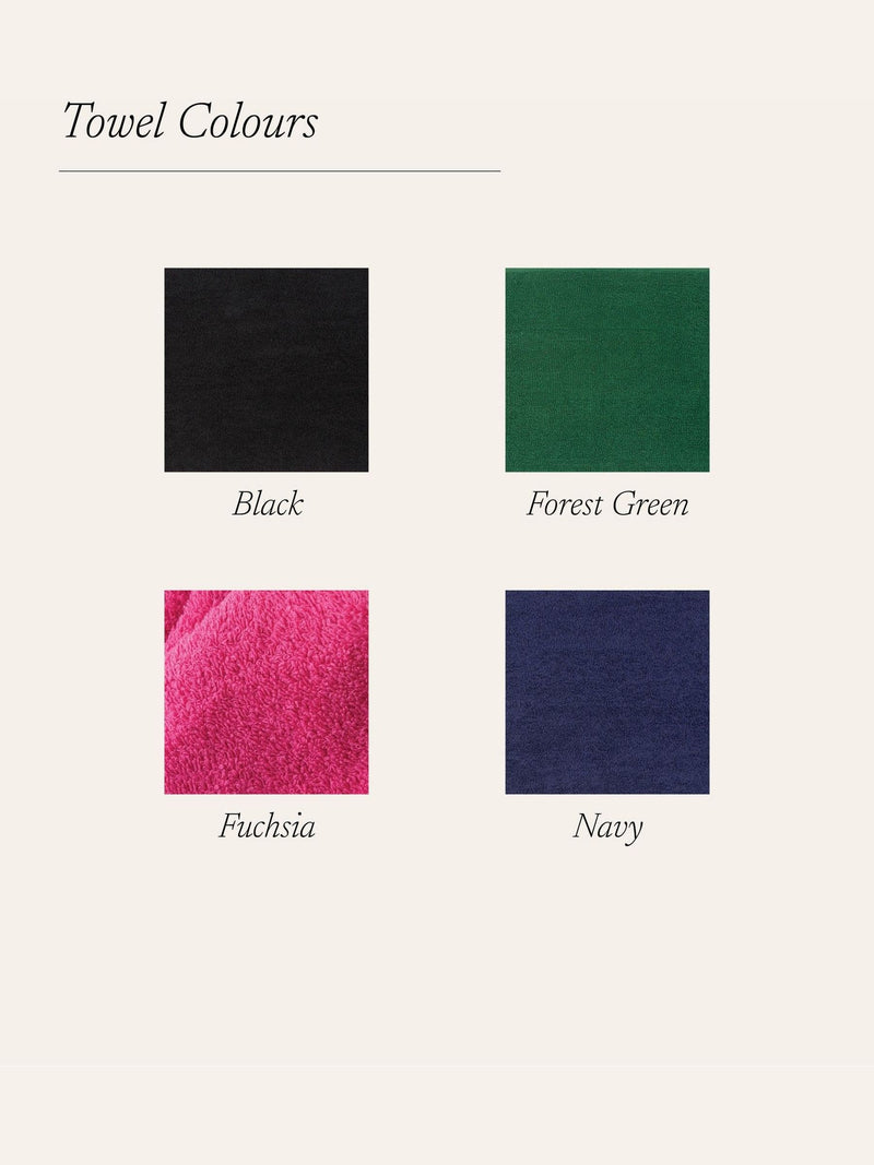No Ordinary Gift ladies golf towel with embroidered initials 30x50cm, UK version