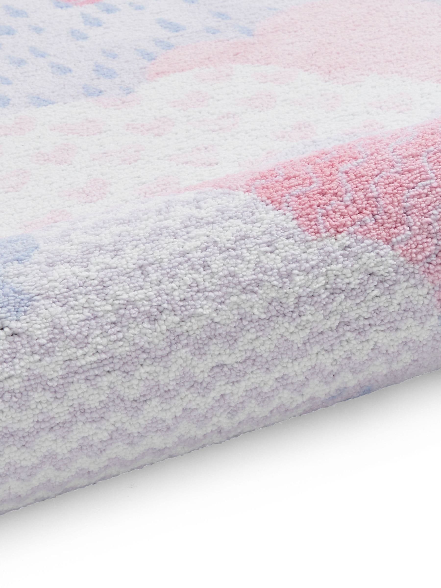Catherine Lansfield pink children's rug soft as a cloud - British product