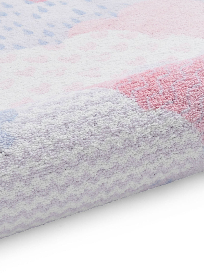 Catherine Lansfield pink children's rug soft as a cloud - British product
