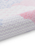 Catherine Lansfield pink children's rug soft as a cloud - British product