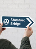 No Ordinary Gift arrow sign for Dad's favourite place - British product