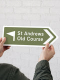 No Ordinary Gift arrow sign for Dad's favourite place - British product