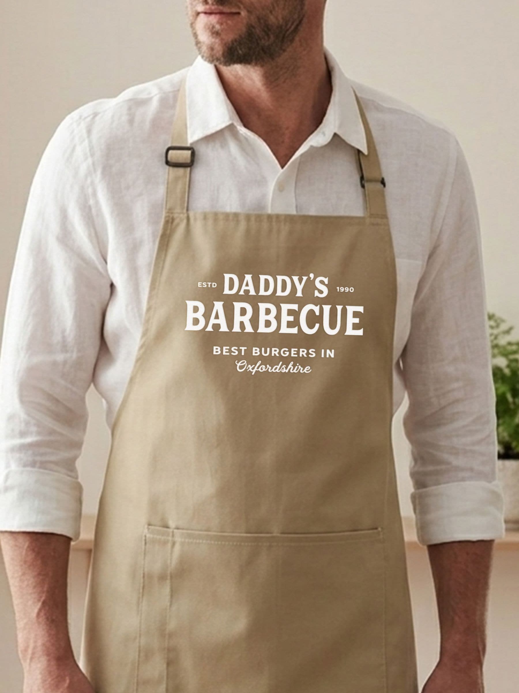 No Ordinary Gift personalised apron - British product