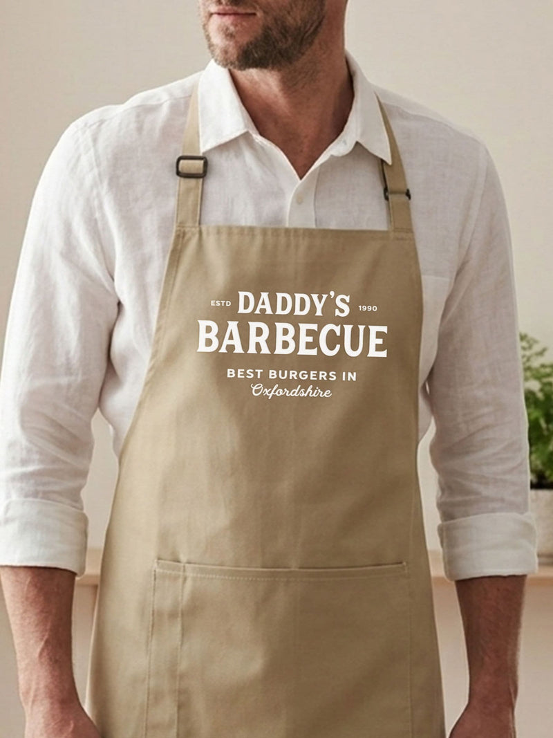 No Ordinary Gift personalised apron - British product
