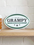 No Ordinary Gift personalised rugby ball metal sign 19cm, imported from the UK