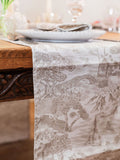 Avalon Home natural toile table runner 32x230cm, UK version