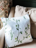 Avalon Home cushion cover Snowdrop and Hellebore 45x45cm - British product