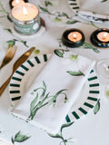 Avalon Home napkins snowdrop hellebore 45x45cm set of 2, imported from the UK