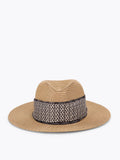 Carvela woven raffia scarf hat natural - British product