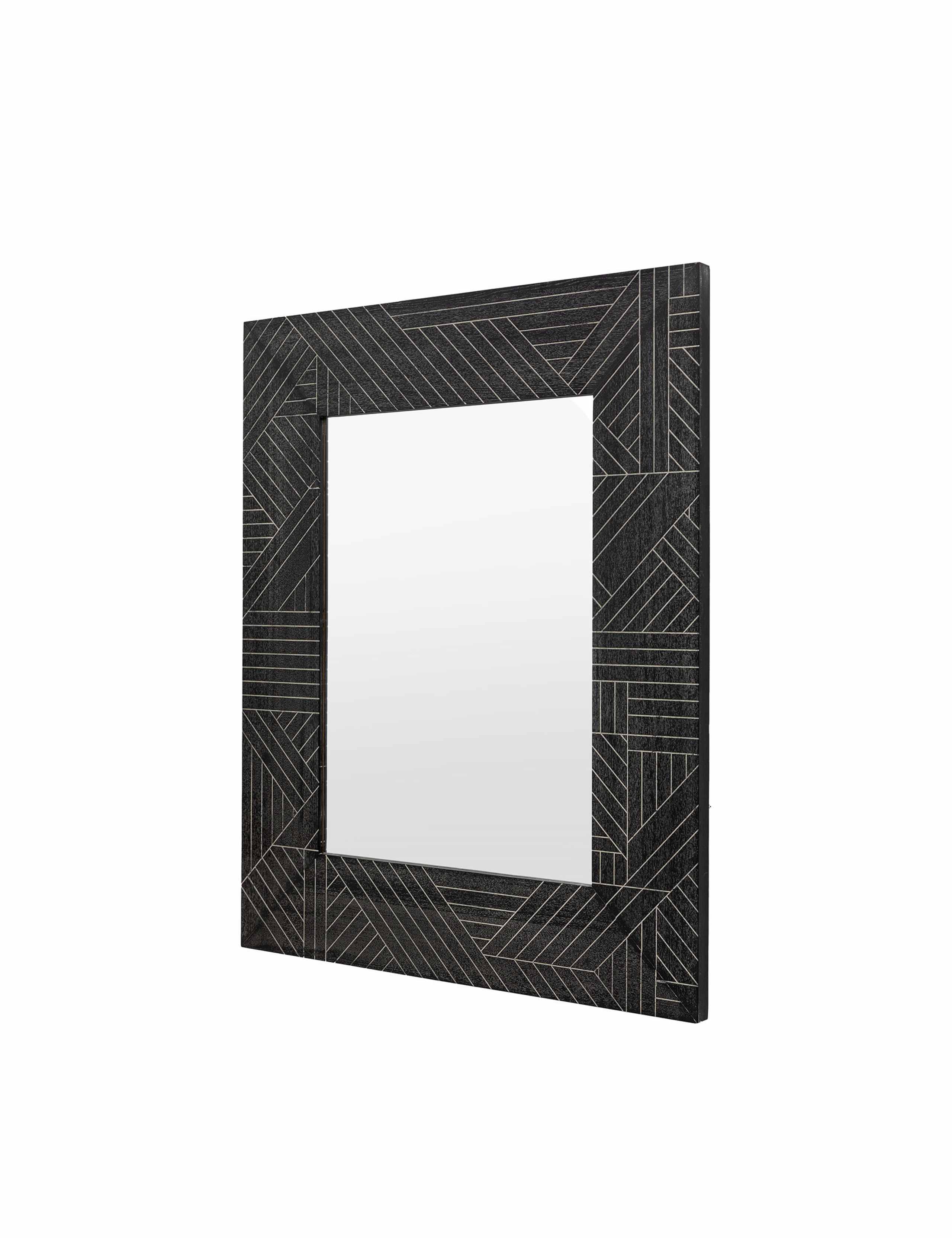 Gallery Direct Kakuda extra large rectangular wall mirror (British brand)