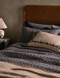 M&S X Fired Earth Kanbina dobby jacquard pure cotton bedding set, UK version