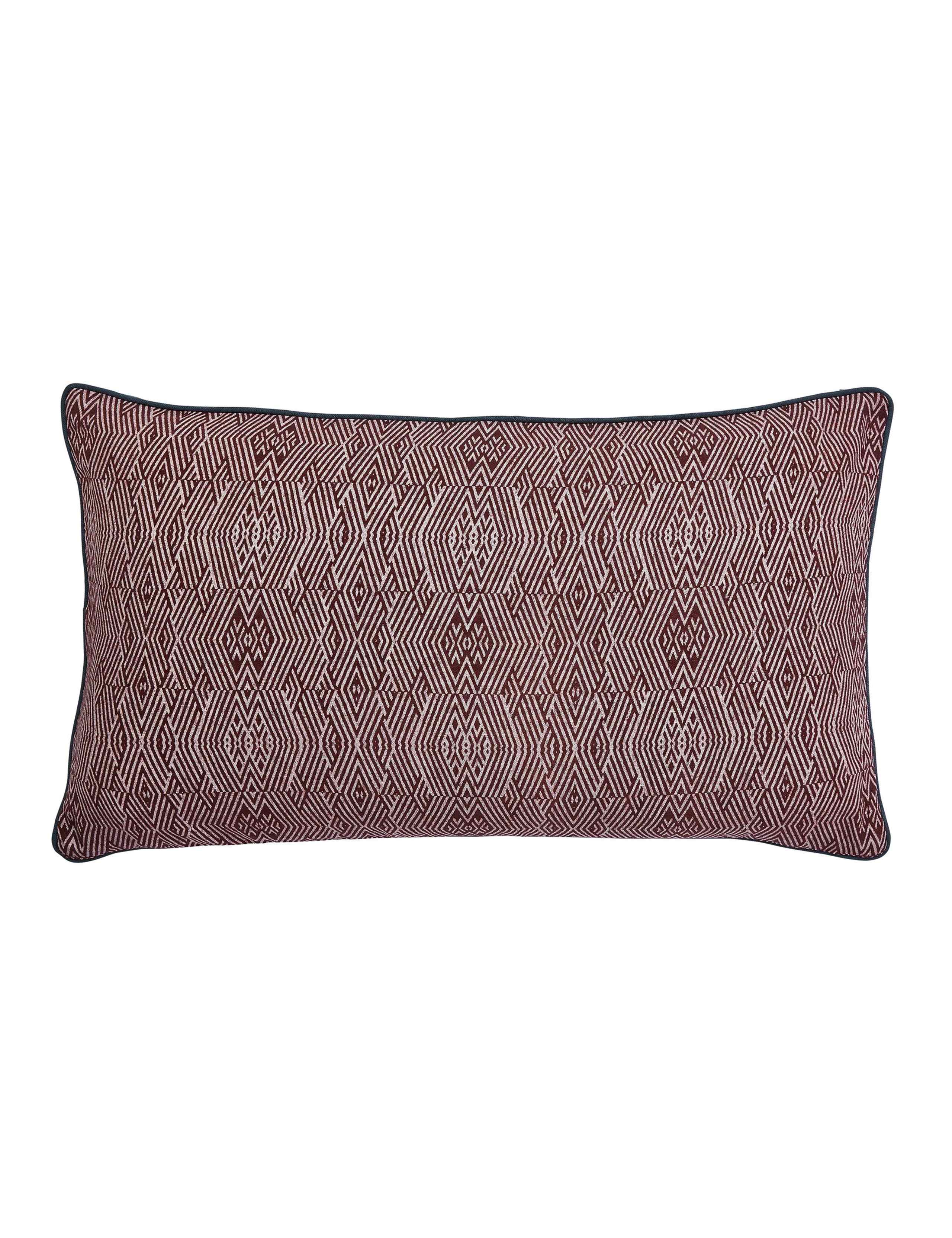 Bedeck of Belfast pure cotton geometric cushion, UK version