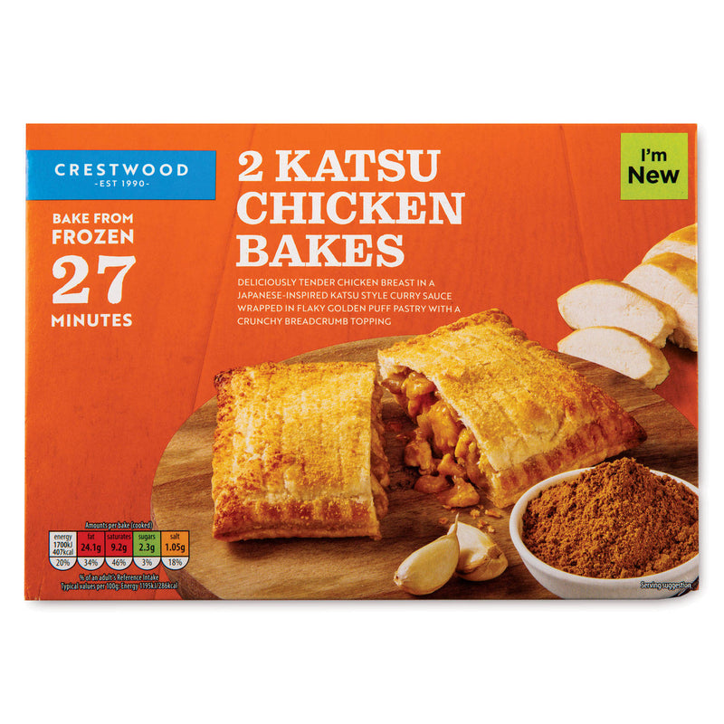 Katsu chicken curry pastry bakes 2 pack, UK version