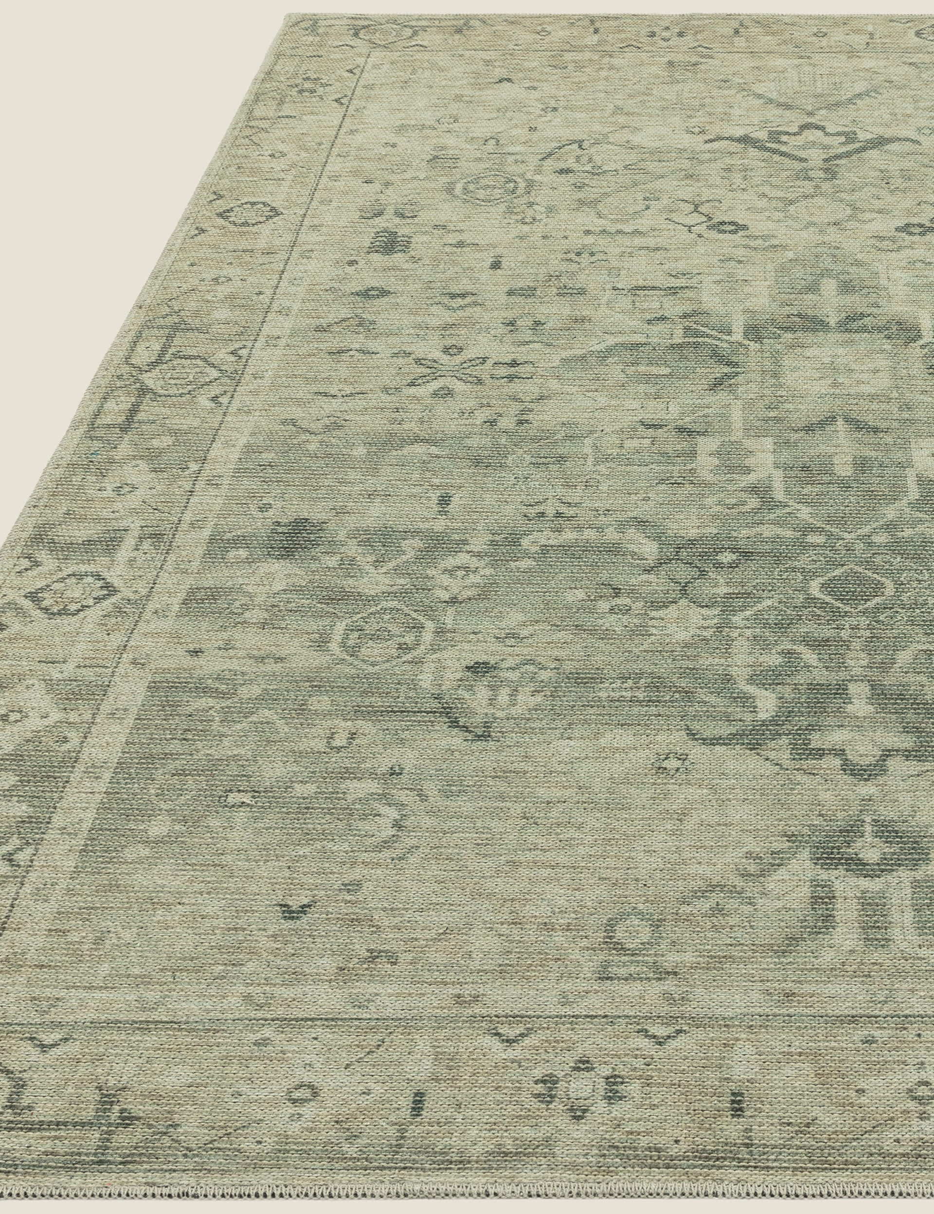 Kaya Vida vintage style flatweave rug 120x170cm, UK version
