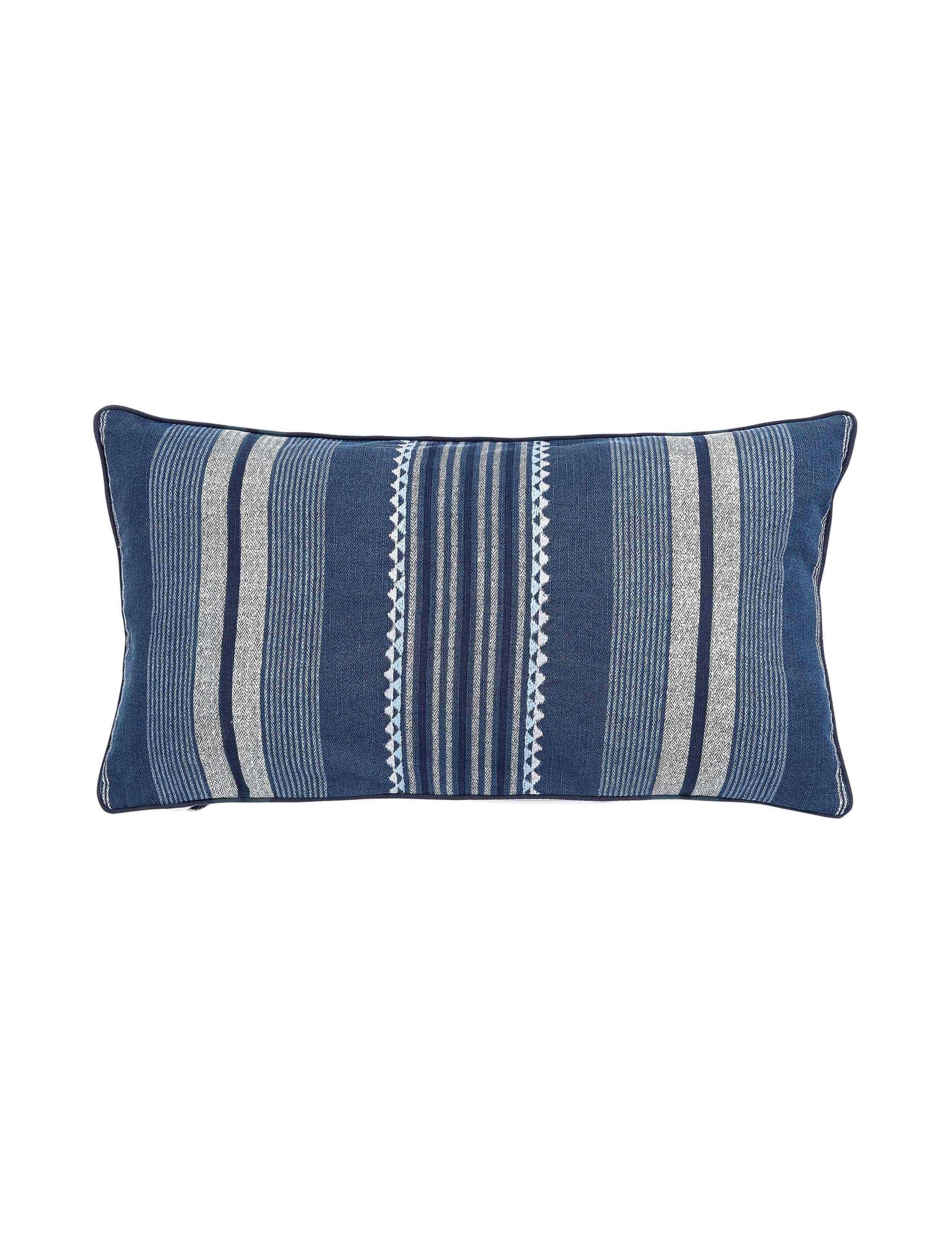 Bedeck of Belfast pure cotton striped cushion - British product