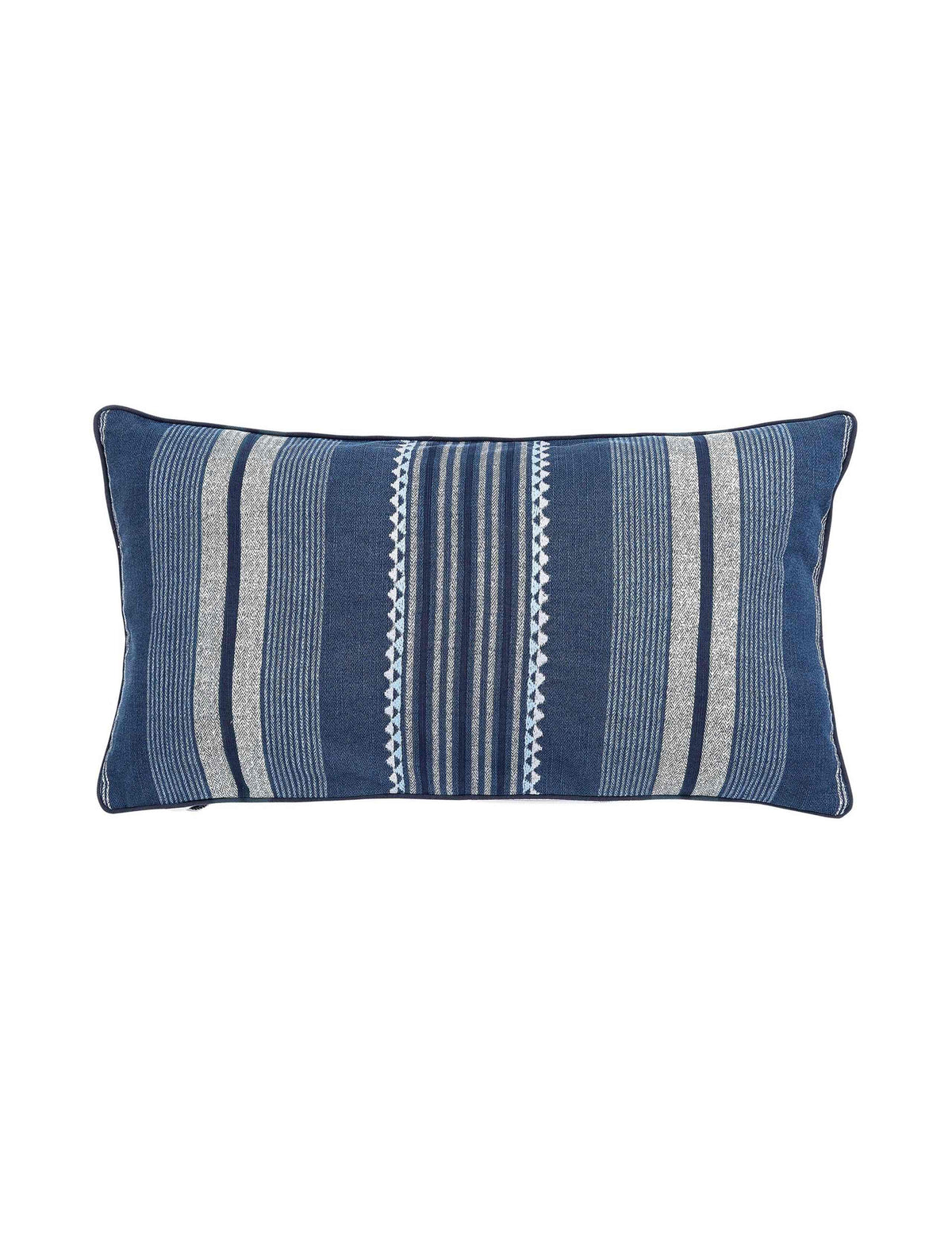 Bedeck of Belfast pure cotton striped cushion - British product