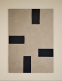 Kelly Hoppen pure wool dash geometric rug, imported from the UK