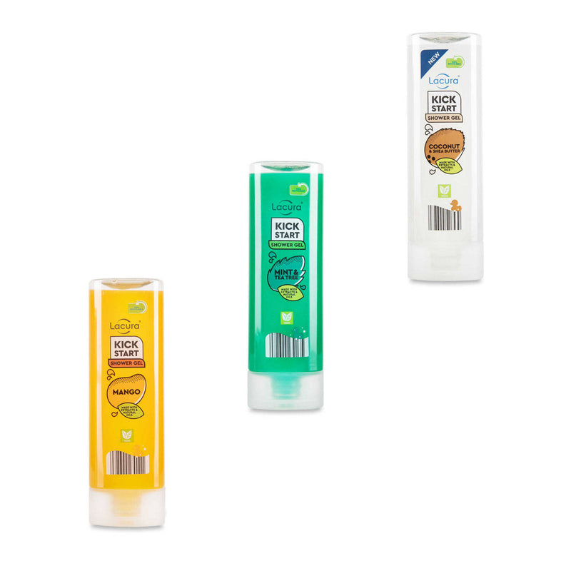 Kick Start shower gel, UK version
