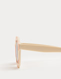 Children's round striped sunglasses with UV protection - British product