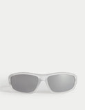 Kids wraparound sunglasses UV400 lenses durable frame, UK version