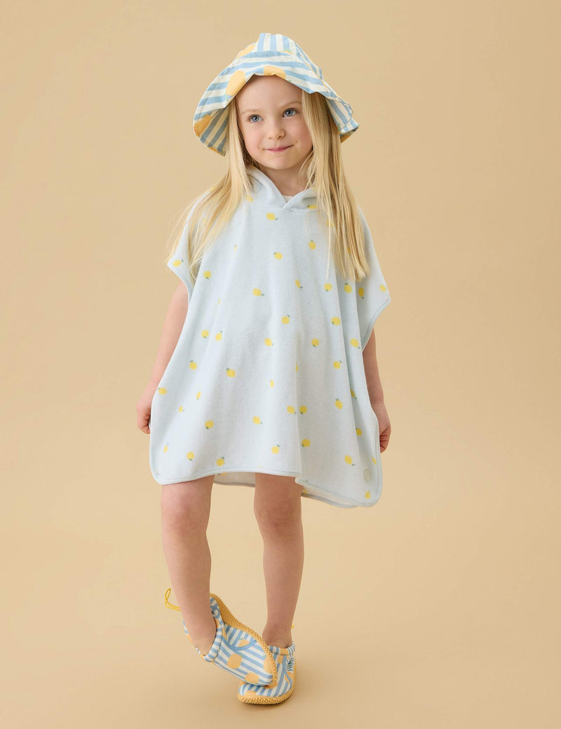 MORI Kids Striped Lemon Sun Hat 0-4 Yrs (British brand)