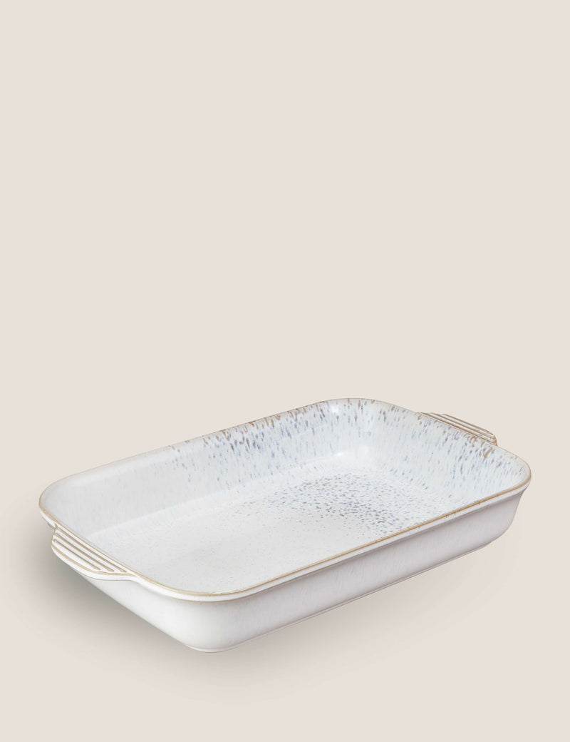 Denby Kiln Stoneware large oven tray with handles - British product